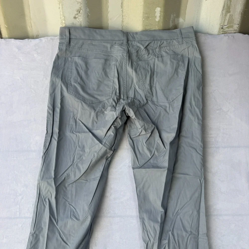 Tailor Vintage New Canaan Slim Fit Pants Mens 36x30 Gray Cotton Stretch Casual